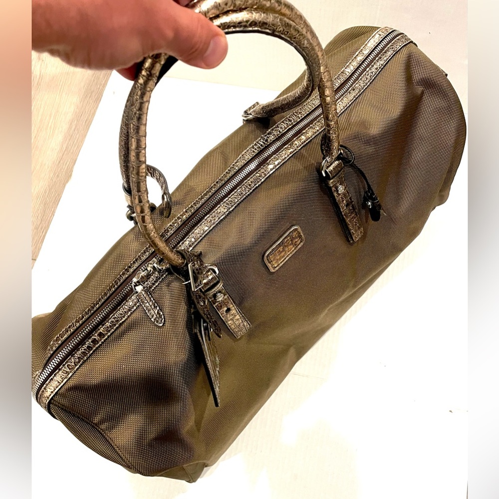 TUMI Carry More Ballistic Nylon and Leather Trim Bag NWT